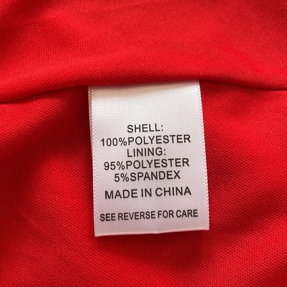 Orange Midi Skirt Fringe Bright Vibrant Mod Circle Flare Knee Length Size Medium - Picture 5 of 8